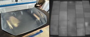 In Kombination mit der MorphoColor® Technologie des Forschungsinstituts kann die solaraktive Fläche der Motorhaube an die Farbe des Autos angepasst werden.