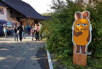Großer Andrang herrschte beim „Türöffner-Tag“ der „Sendung mit der Maus“ auf Rimmeles Hühnerhof am 3. Oktober in Fronreute-Feldmoos, Landkreis Ravensburg.