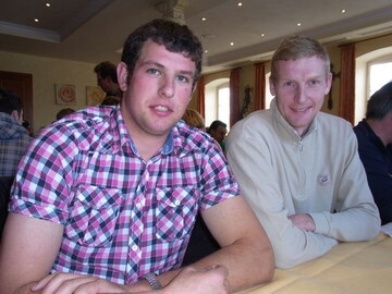 Die beiden Milchviehhalter Thomas Enderle aus Laichingen und Thomas M�llersch�n aus G�telhofen informierten sich auf der Fachtagung in Ehingen �ber neue Entwicklungen in der Milchproduktion.