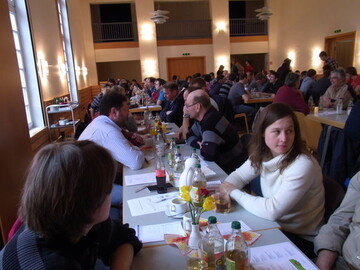 Interessant: �ber 150 Milchviehhalter aus der Region Nordbaden wollten sich am vorvergangenen Freitag die achte Fachtagung f�r Milcherzeuger in Aglasterhausen nicht entgehen lassen. 