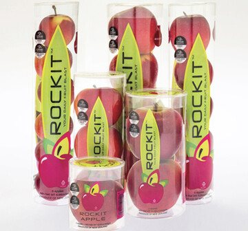 Auf der Fruit Logistica in Berlin wurde der neue Snackapfel Rockit pr�sentiert. 