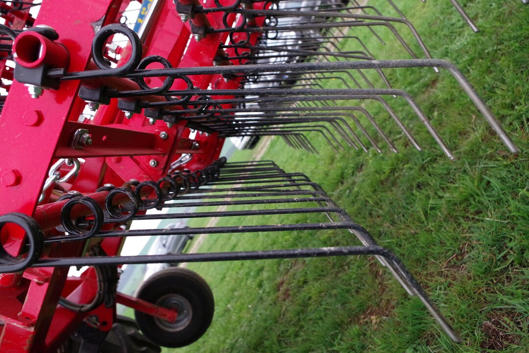 Die Zinken eines Striegels sollen Unkr�uter mechanisch sch�digen, Wurzelf�den zerrei�en und Pflanzenteile an der Oberfl�che vertrocknen lassen. Damit die eigenen Kulturen aber nicht so stark leiden, m�ssen die Umweltbedingungen passen.