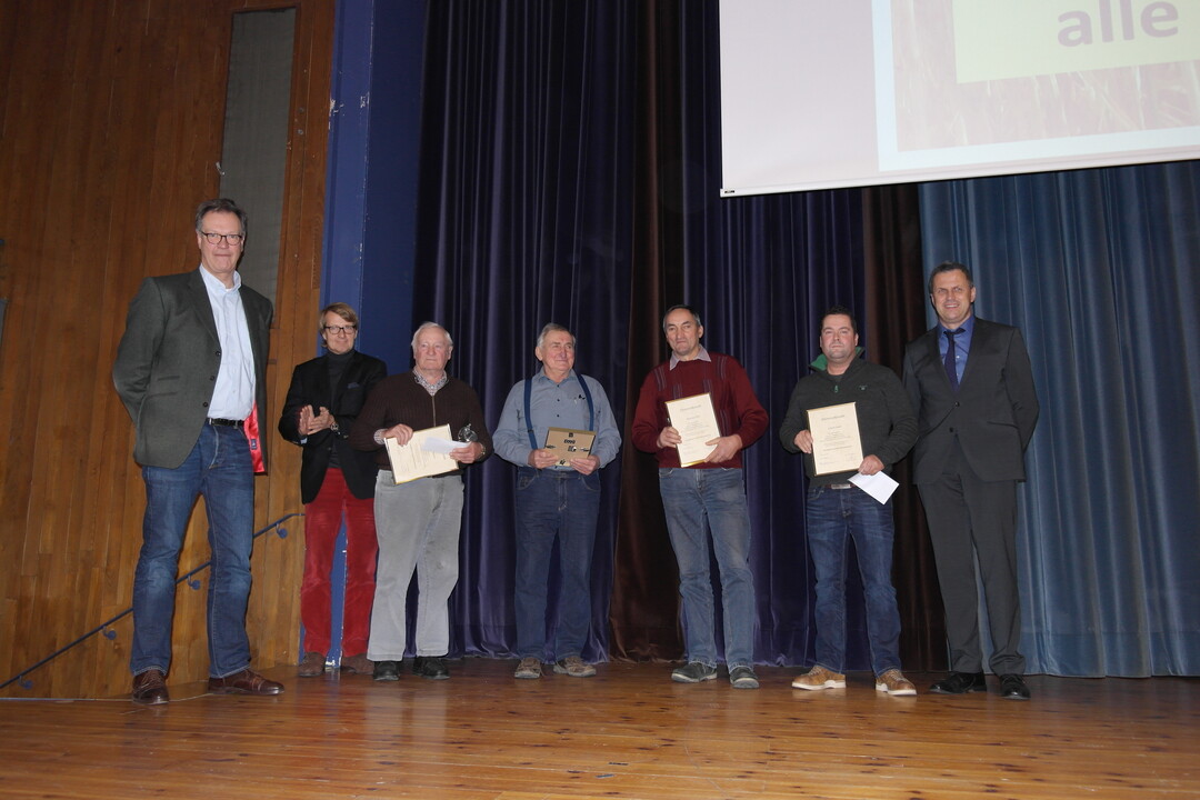 Die Sieger des Landesbraugersten-Wettbewerbs.