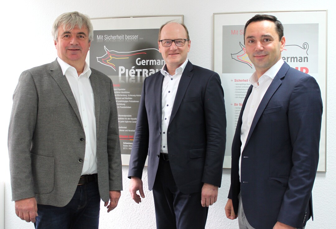 v.l.n.r.: J�rg Sauter, Hans-Benno Wichert und Dr. Raffael Wesoly.  