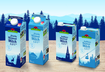  Ab November 2021 pr�sentiert sich das gesamte Sortiment der Schwarzwaldmilch Produktlinie Breisgau Qualit�tsmarke mit neuem Markenauftritt.
