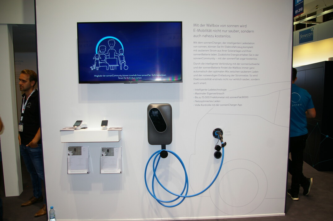 Wallboxen zum Laden von E-Fahrzeugen von Sonnen.