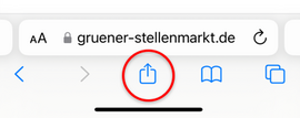 iOS Teilen-Button