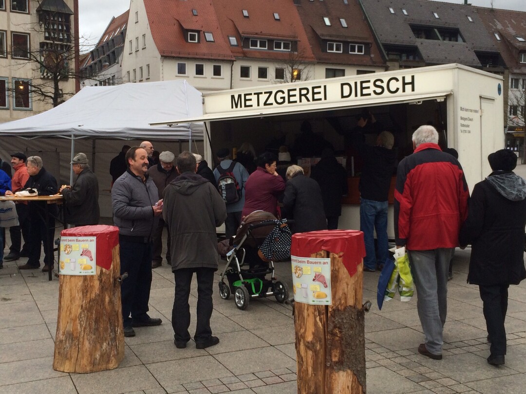 Die Aktion des KBV Ulm-Ehingen auf dem Münsterplatz in Ulm