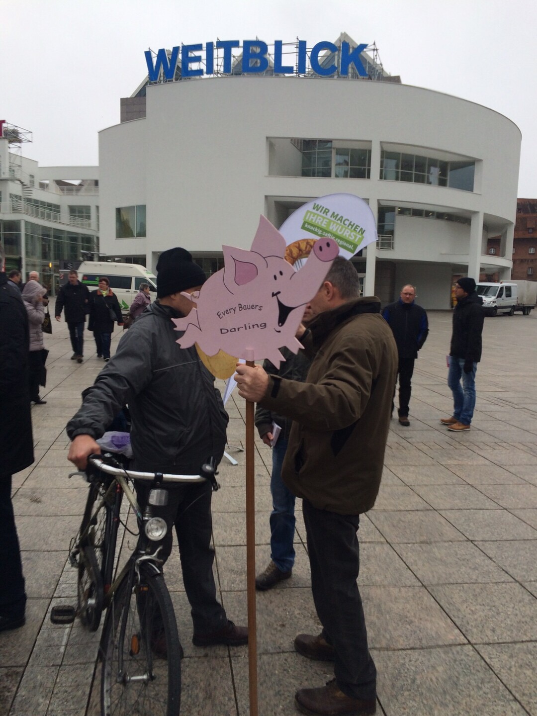 Die Aktion des KBV Ulm-Ehingen auf dem Münsterplatz in Ulm