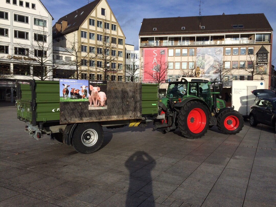 Die Aktion des KBV Ulm-Ehingen auf dem Münsterplatz in Ulm