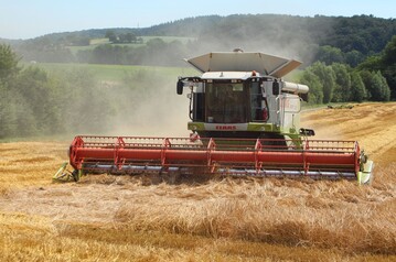Start der Getreideernte in Aglasterhausen