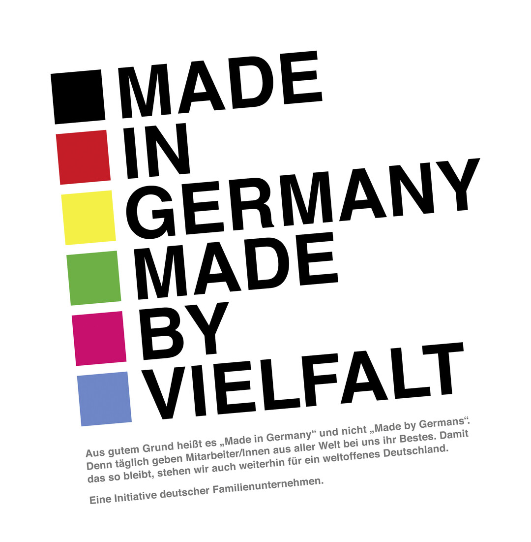 Keyvisual der Kampagne Made in Germany � Made by Vielfalt
