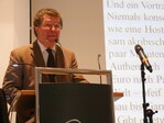 Studienleiter Dr. Jochen Wagner aus Tutzing, Hauptredner beim Kreisbauerntag Esslingen am 16. Februar 2019 in Dettingen unter Teck