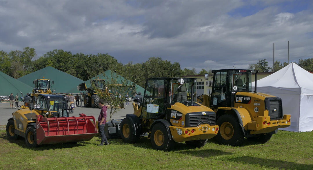 Laderparade an der Wolfegger Biogasanlage.