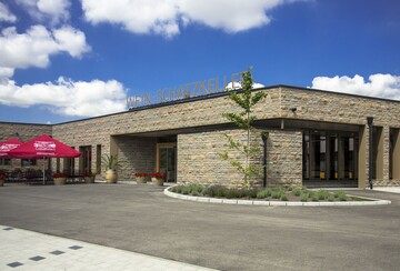 Die Verkaufsstelle der Genossenschaft in Heilbronn auf dem Gel�nde der Kellerei.