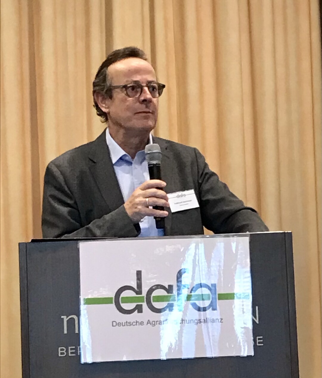 Prof. Dr. Folkhard Isermeyer, Pr�sident des Th�nen institutes, auf der DAFA-Tagung in Berlin.