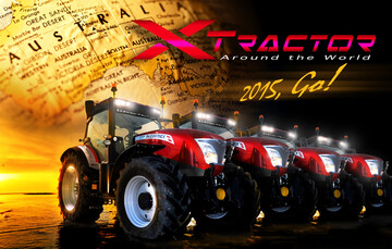Bis Oktober werden vier Traktoren der neuesten McCormick Serien X7 und X6 eine Strecke von 8500 Kilometern durch Australien zur�cklegen. 
