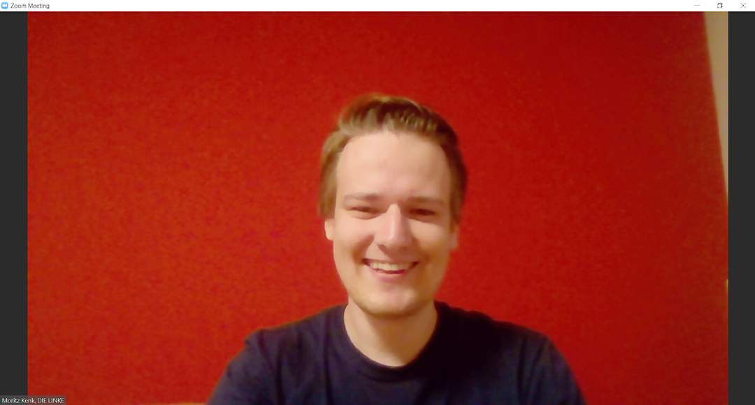 Moritz Kenk, Die Linke, im Gespräch mit BWagrar-Chefredakteur Guido Krisam.